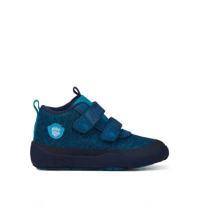 Affenzahn Lowboot Knit Bear Blue