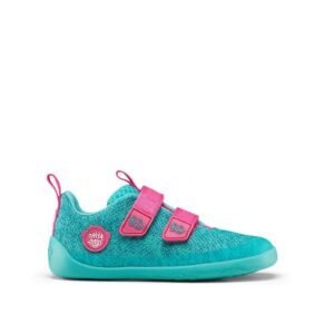 Affenzahn Sneaker Knit Happy Owl Turquoise