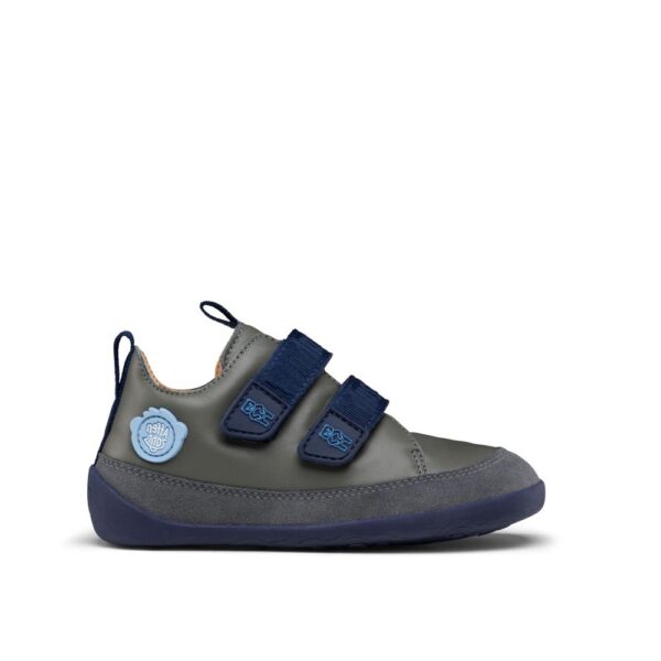 Affenzahn Sneaker Leather Buddy Bear Grey Blue