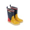 Bundgaard Classic Rubber Boot Navy Multi Print